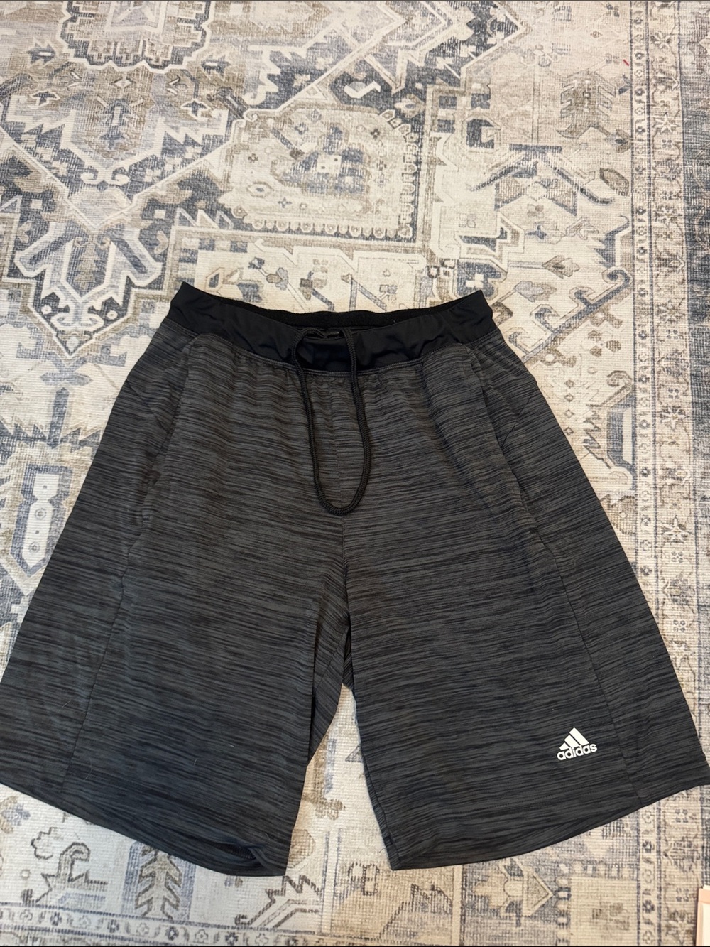 Adidas Climalite Men’s Small Black Gray Athletic Training Shorts
